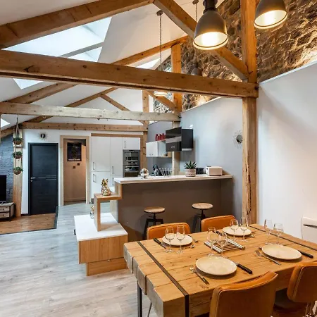 Loft Industriel A Aurillac, Proche Centre-ville, 2 Chambres, Garage, Wifi, Equipements Premium - Fr-1-742-490 Lejlighed Aurillac