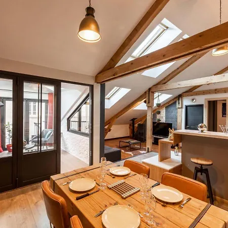 Loft Industriel A Aurillac, Proche Centre-ville, 2 Chambres, Garage, Wifi, Equipements Premium - Fr-1-742-490 Lejlighed Aurillac