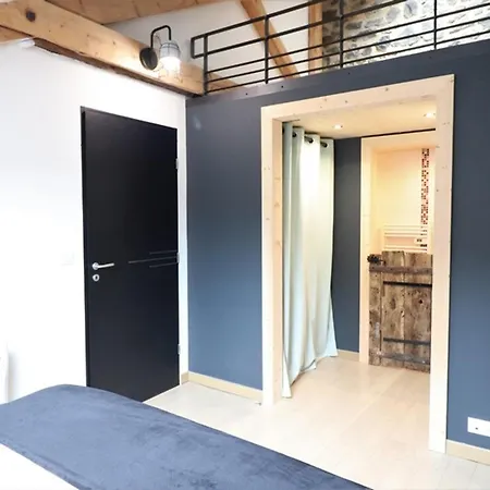 Loft Industriel A Aurillac, Proche Centre-ville, 2 Chambres, Garage, Wifi, Equipements Premium - Fr-1-742-490 Lejlighed